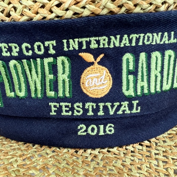 Disney Straw Hat Passholder EPCOT Flower And Garden Festival 2016 - Picture 2 of 13